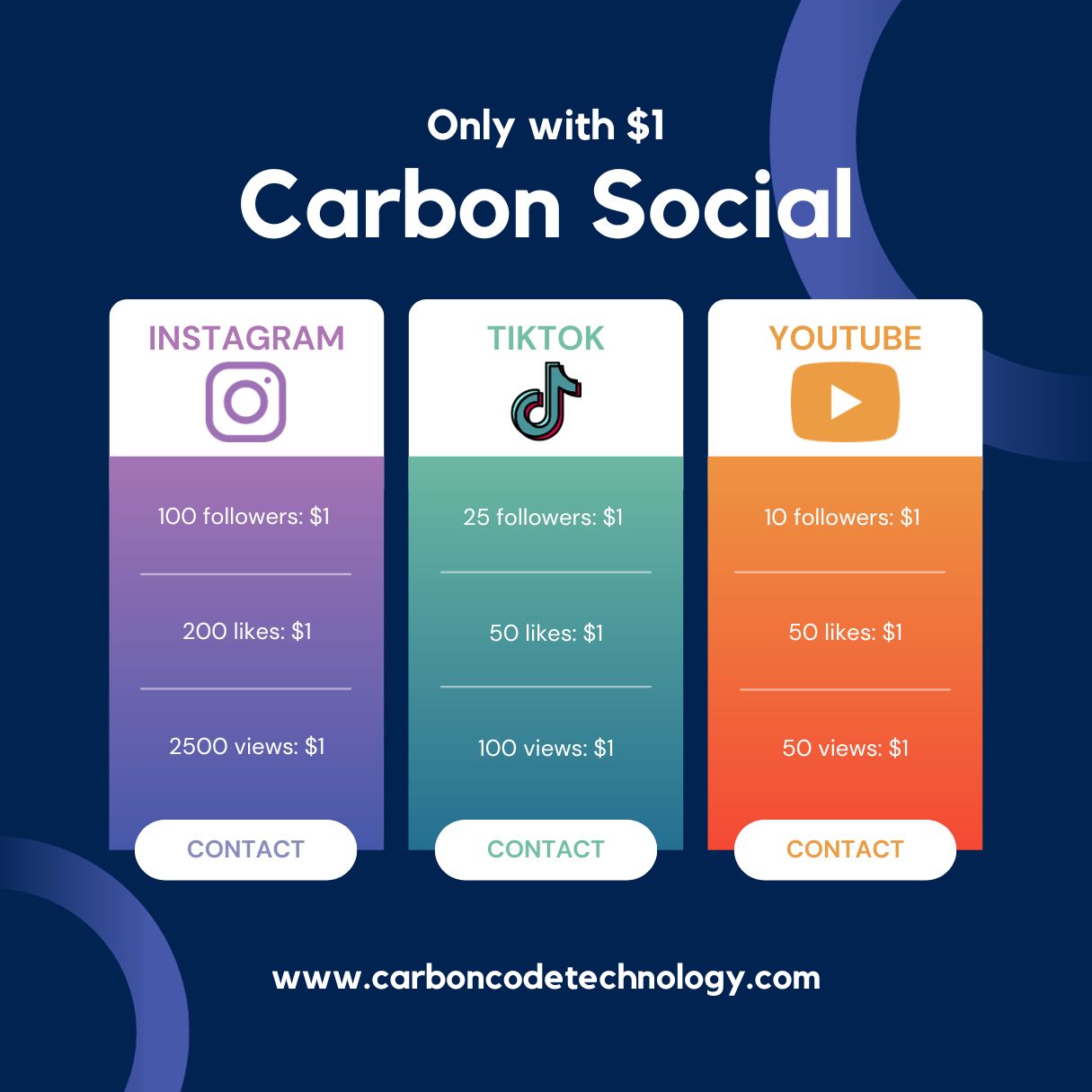 Social media promotions carboncode technology